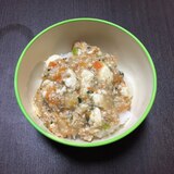 【離乳食 完了期】豚そぼろdeマーボー豆腐丼